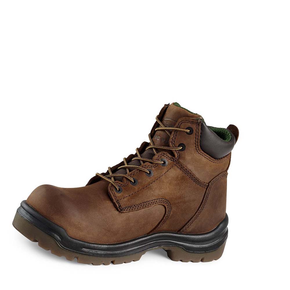 Red Wing King Toe® 8-inch Men's Safety Boots Brown | ZA 275BEX